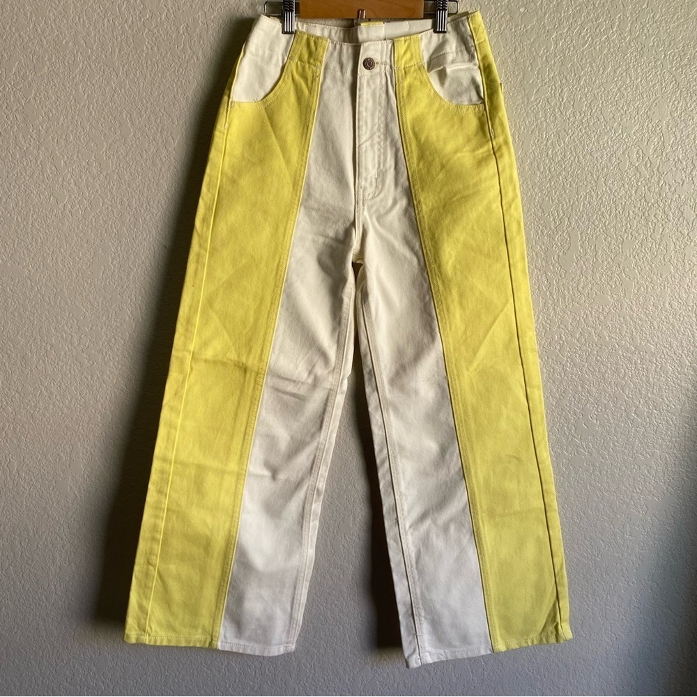 Urban Outfitters BDG High and Wide Two Tone Jeans